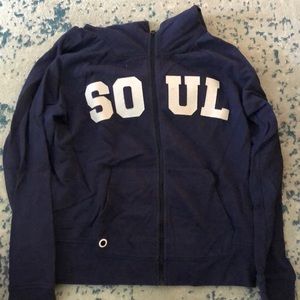 soulcycle Other - SoulCycle navy zip up sweatshirt sz m soulcycle Other - SoulCycle navy zip up sweatshirt sz m